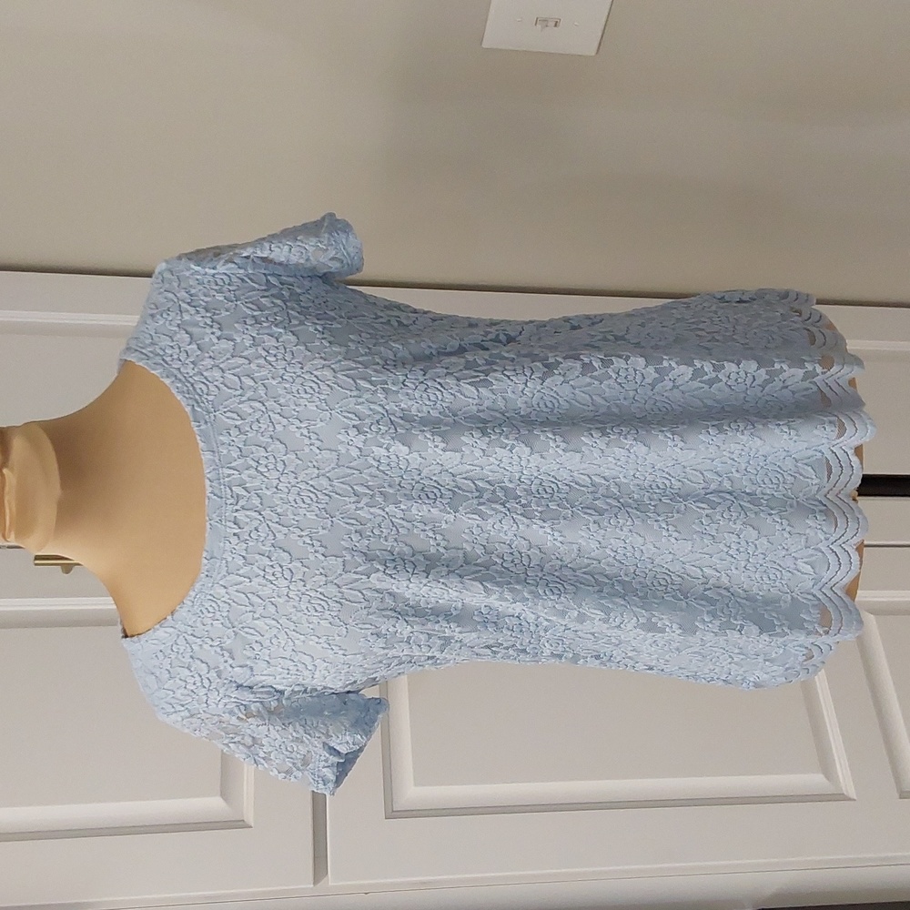 Chadwick's Floral Lace Top NWT
